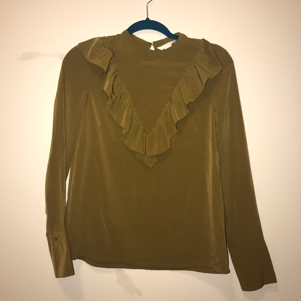 Silky Dark Gold Top